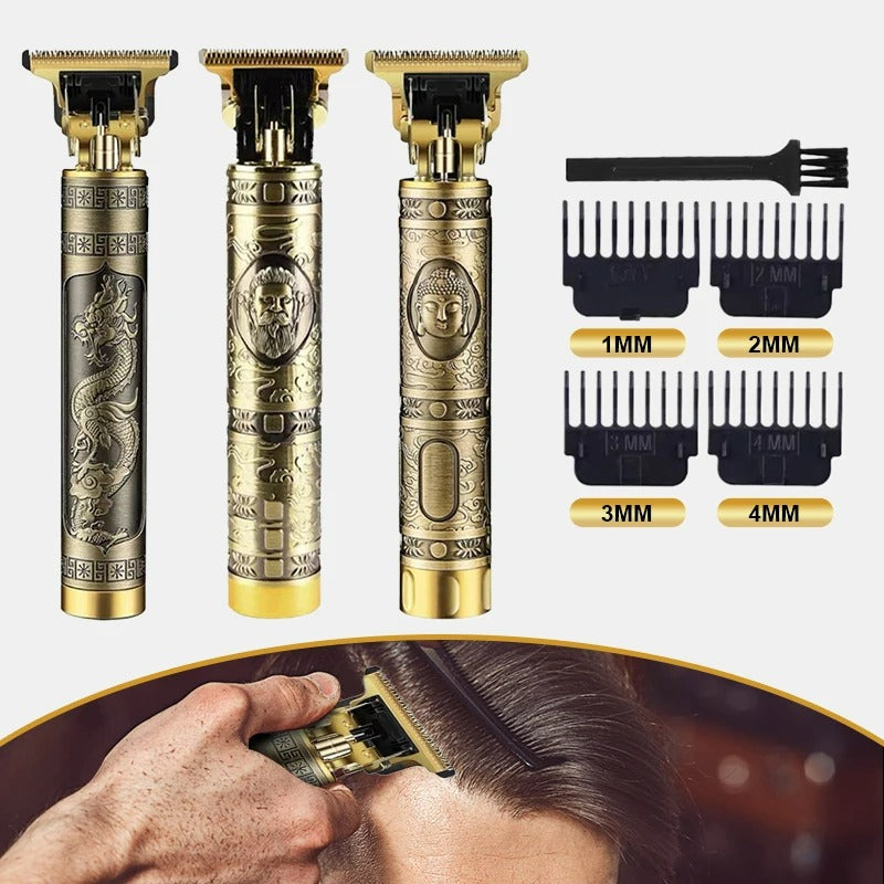 Afeitadora eléctrica para barba y cabello, diseño y acabado profesional